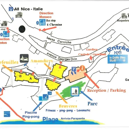 Lejlighed Pour 4 Avec Wi-fi Et Vue - Fr-1-827-88 Roquebrune-Cap-Martin